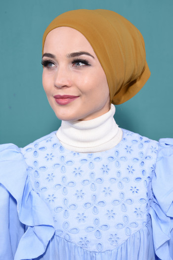 Boru Bone Sandy Kumaş Hardal Sarısı