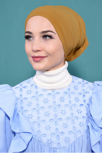 Boru Bone Sandy Kumaş Hardal Sarısı