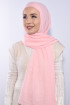 Şifon Boyunluklu Şal Somon 