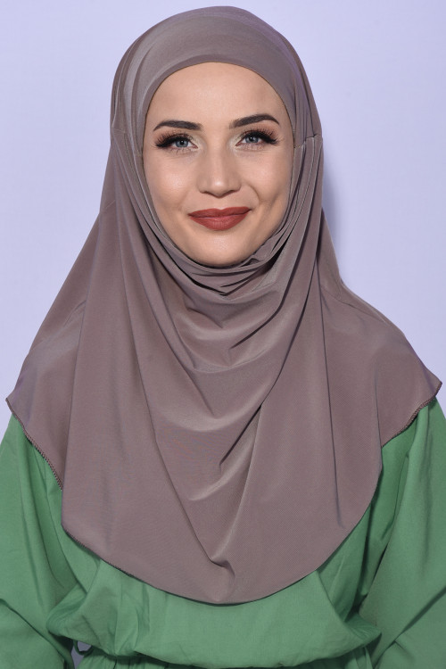 Boneli Pratik Hijab Açık Vizon Boneli Pratik Hijab Açık Vizon