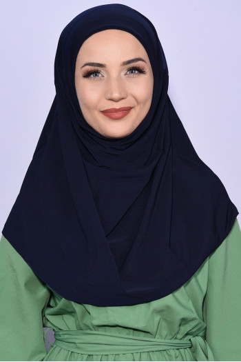 Boneli Pratik Hijab Lacivert 