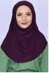 Boneli Pratik Hijab Mürdüm Boneli Pratik Hijab Mürdüm