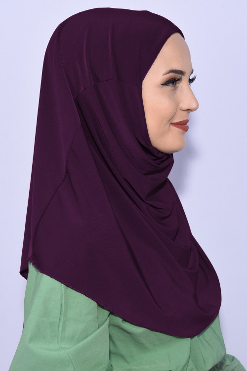 Boneli Pratik Hijab Mürdüm Boneli Pratik Hijab Mürdüm