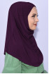 Boneli Pratik Hijab Mürdüm Boneli Pratik Hijab Mürdüm