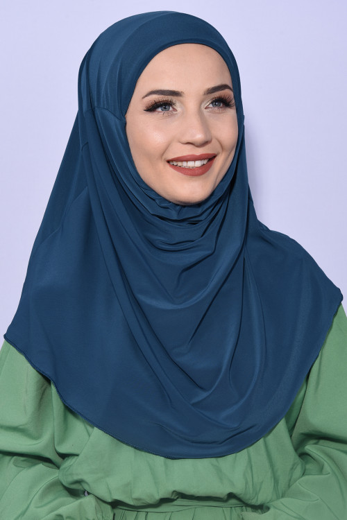 Boneli Pratik Hijab Petrol Mavisi Boneli Pratik Hijab Petrol Mavisi