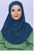 Boneli Pratik Hijab Petrol Mavisi