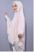 5 XL Peçeli Hijab Bej 