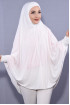 5 XL Peçeli Hijab Ekru 