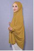 5 XL Peçeli Hijab Namaz Örtüsü Hardal Sarısı