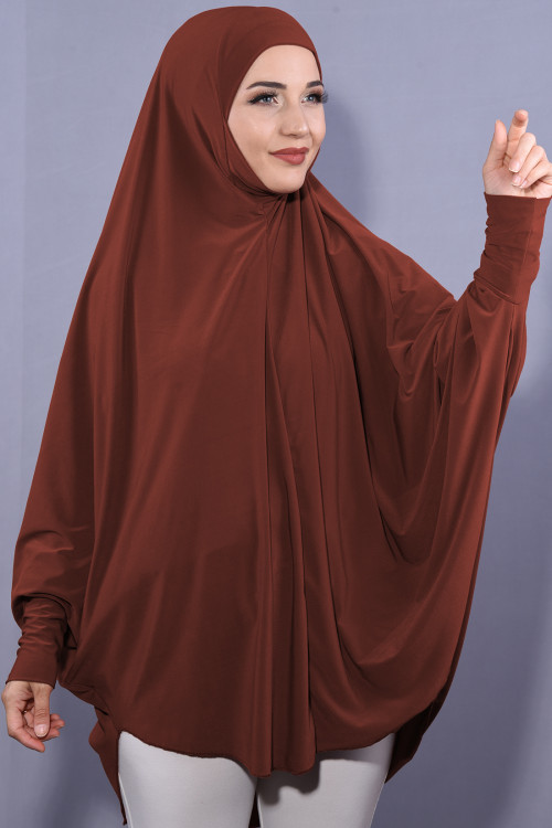 5 XL Peçeli Hijab Kiremit 