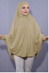 5 XL Peçeli Hijab Krem