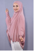 5 XL Peçeli Hijab Pudra Pembesi 