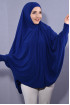 5 XL Peçeli Hijab Saks Mavisi