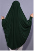 5 XL Peçeli Hijab Zümrüt Yeşili 