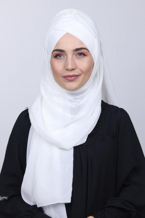 Bone Şal Ekru Bone Şal Ekru