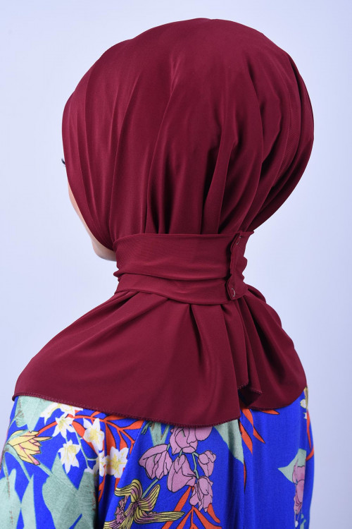 Çıtçıtlı Fular Şal Bordo Çıtçıtlı Fular Şal Bordo
