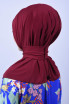 Çıtçıtlı Fular Şal Bordo Çıtçıtlı Fular Şal Bordo