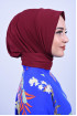 Çıtçıtlı Fular Şal Bordo Çıtçıtlı Fular Şal Bordo