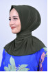 Çıtçıtlı Fular Şal Haki Yeşili Çıtçıtlı Fular Şal Haki Yeşili