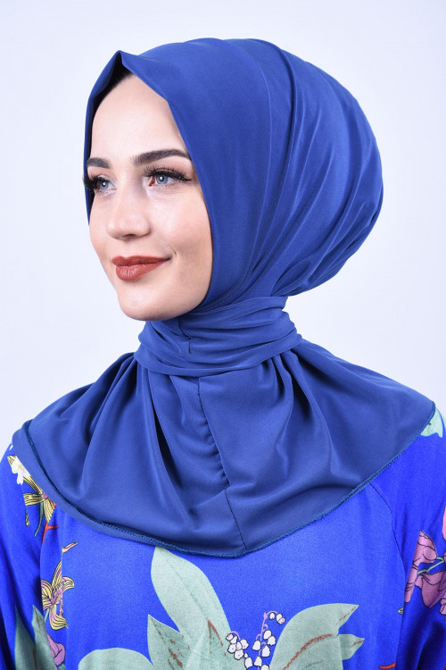 Çıtçıtlı Fular Şal İndigo Çıtçıtlı Fular Şal İndigo