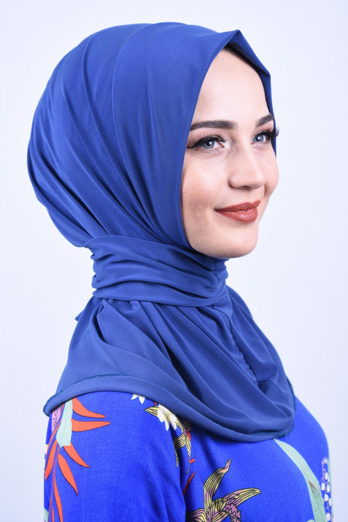 Çıtçıtlı Fular Şal İndigo Çıtçıtlı Fular Şal İndigo