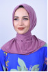 Çıtçıtlı Fular Şal Koyu Gül Kurusu Çıtçıtlı Fular Şal Koyu Gül Kurusu