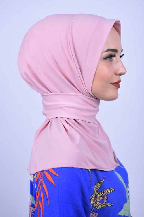 Çıtçıtlı Fular Şal Pudra Pembesi Çıtçıtlı Fular Şal Pudra Pembesi