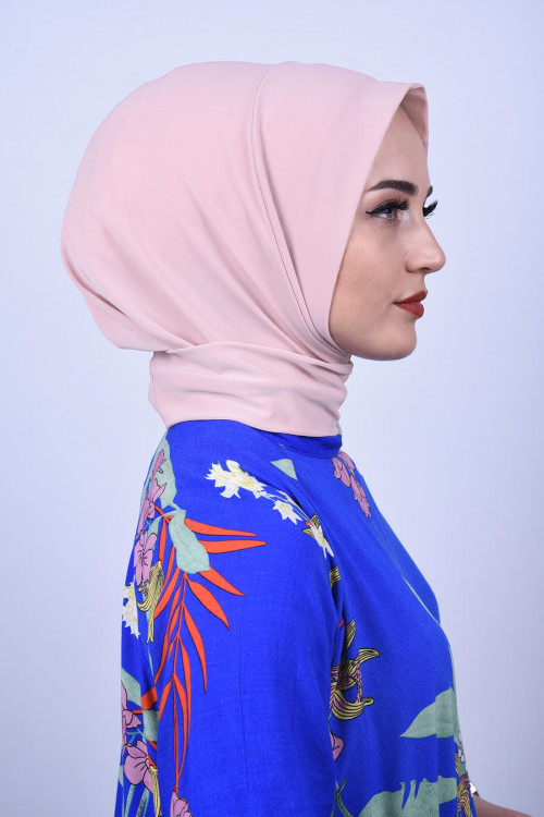 Çıtçıtlı Fular Şal Somon Çıtçıtlı Fular Şal Somon
