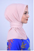 Çıtçıtlı Fular Şal Somon Çıtçıtlı Fular Şal Somon