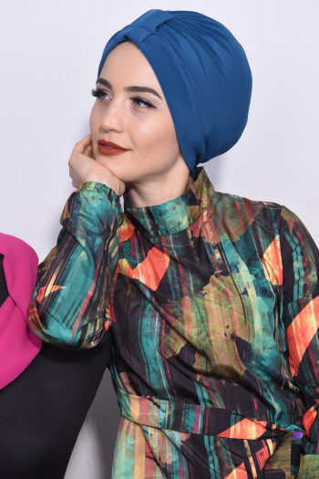 Havuz Bonesi Petrol Mavisi