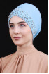 İncili Taşlı Bone Bebe Mavisi İncili Taşlı Bone Bebe Mavisi