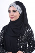 Jewel Crown Taşlı Şal Siyah Gümüş Jewel Crown Taşlı Şal Siyah Gümüş