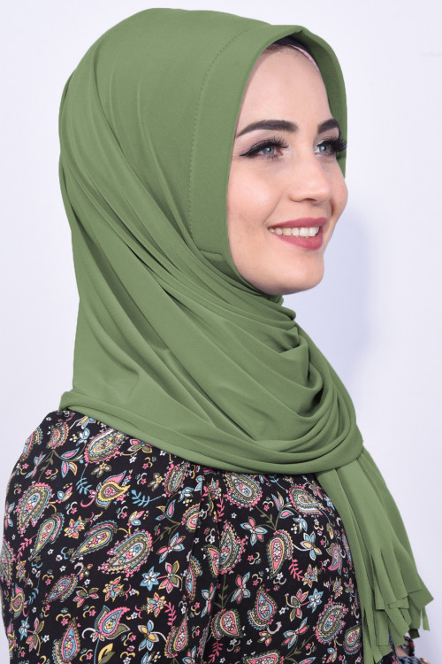 Pratik Hijab Şal Çağla Yeşili  