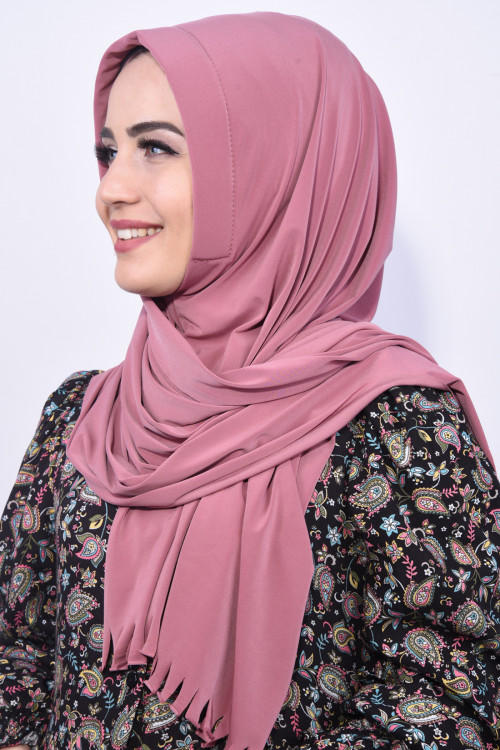 Pratik Hijab Şal Gül Kurusu