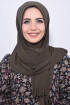Pratik Hijab Şal Haki Yeşili 