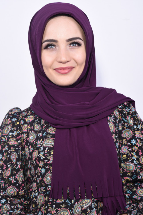 Pratik Hijab Şal Mor 
