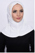 Pratik Pullu Hijab Ekru