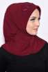 Pratik Pullu Hijab Kırmızı Pratik Pullu Hijab Kırmızı