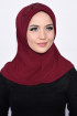 Pratik Pullu Hijab Kırmızı Pratik Pullu Hijab Kırmızı