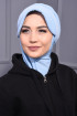 Spor Şapka Scarf Bebe Mavisi