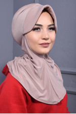 Spor Şapka Scarf Bej