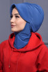 Spor Şapka Scarf İndigo