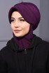 Spor Şapka Scarf Mürdüm