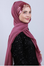 Tasarım Prenses Şal Gül Kurusu 