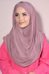 3 Bantlı Hazır Tesettür Sandy Pileli Hijab Gül Kurusu 3 Bantlı Hazır Tesettür Sandy Pileli Hijab Gül Kurusu