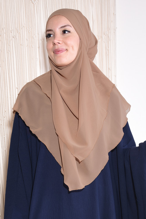 Hazır Orta Boy Sufle Khimar Taba Hazır Orta Boy Sufle Khimar Taba